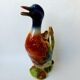 Pichet canard barbotine en faïence de saint clément,