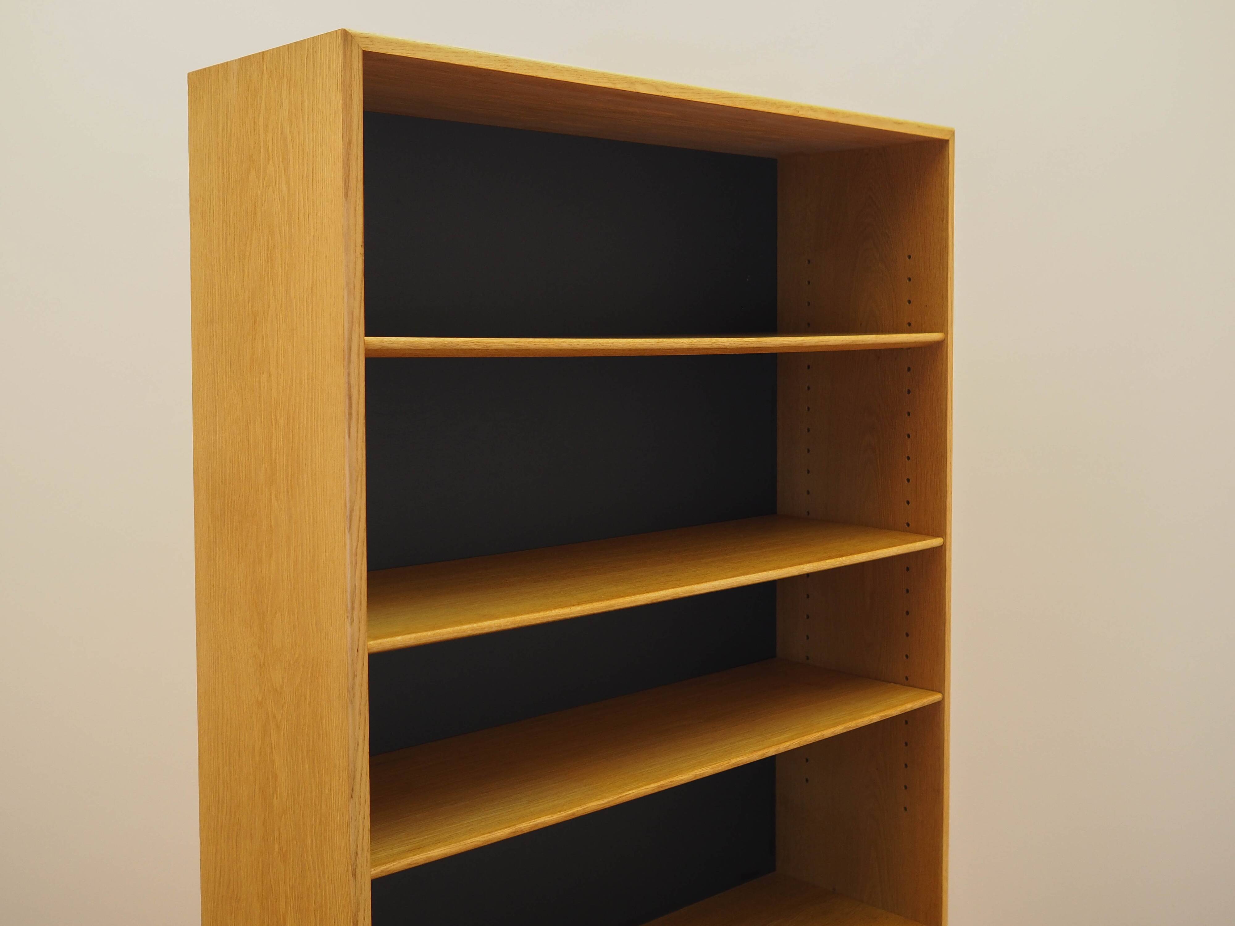 Ash bookcase, Danish design, 1960s, designer: Børge Mogensen