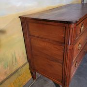 Small Louis XVI period chest of drawers in cherry wood