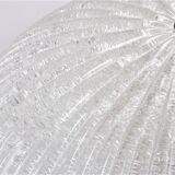 Vintage ceiling lamp with chrome and murano glass, 1960s