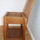 Tabouret/chevet chêne reconstruction