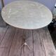 Sculptural table Traccia Merret Oppenheim silver edition Cassina