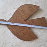 Wooden bird trio for wall decoration