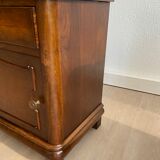Pair of chippendale art deco bedsides