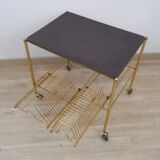 Desserte range vinyle vintage