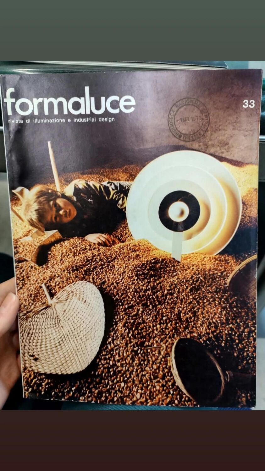 Lampadaire Op art-Space age "polar" serie vers 1963.
