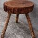 Tabouret bas brutaliste