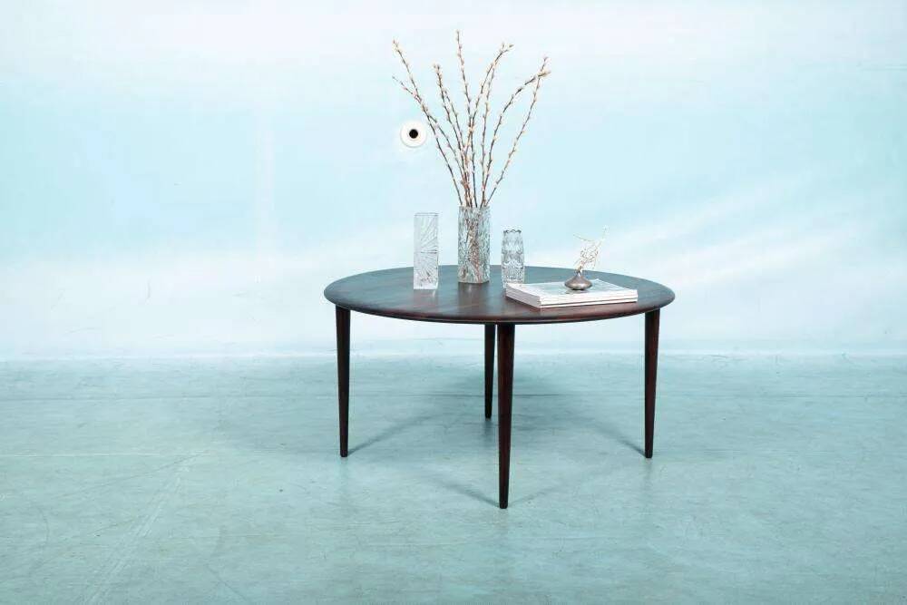 Coffee table France & Son in rosewood, Midcentury coffee table.