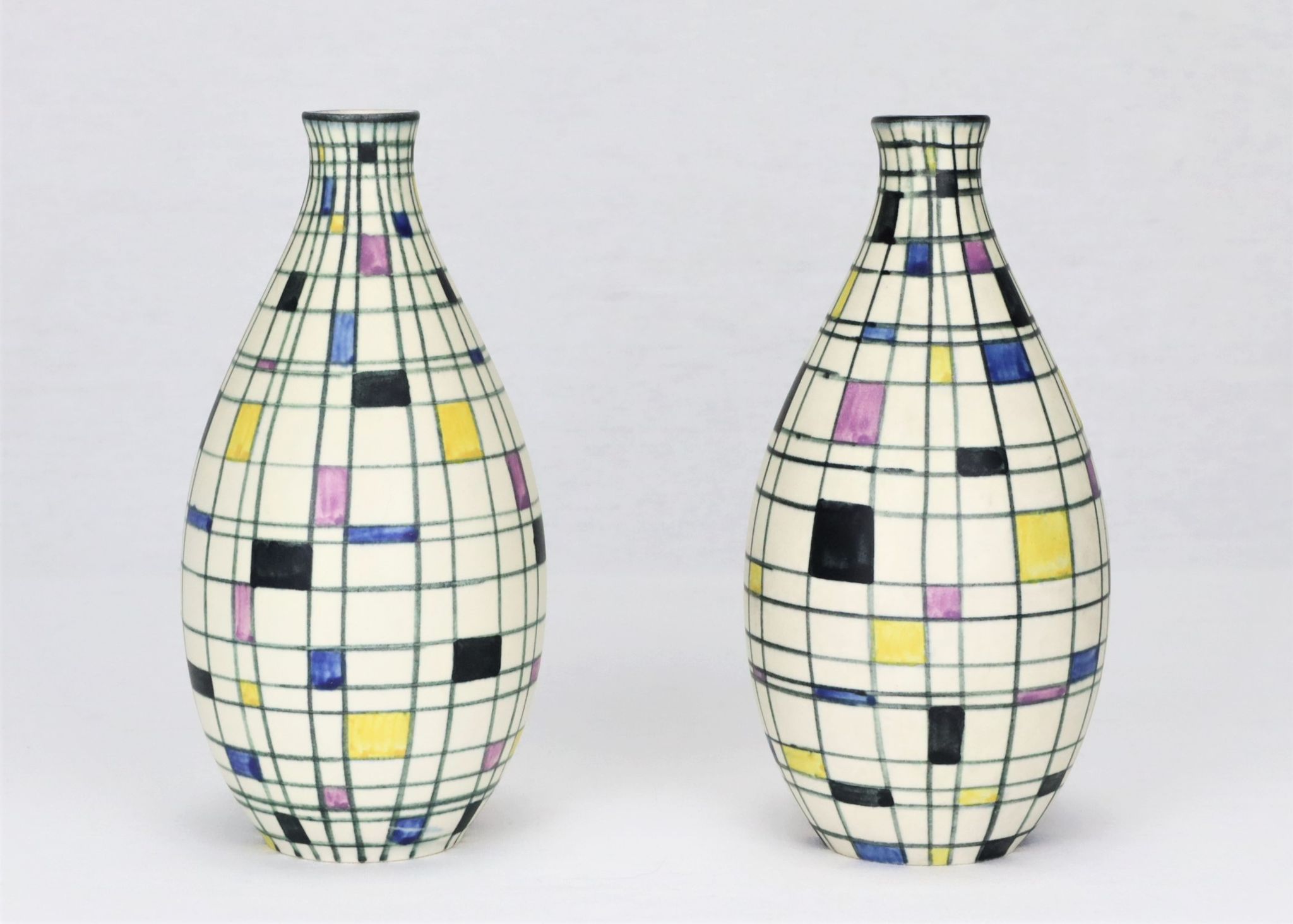 Vases Villeroy et Boch 1950