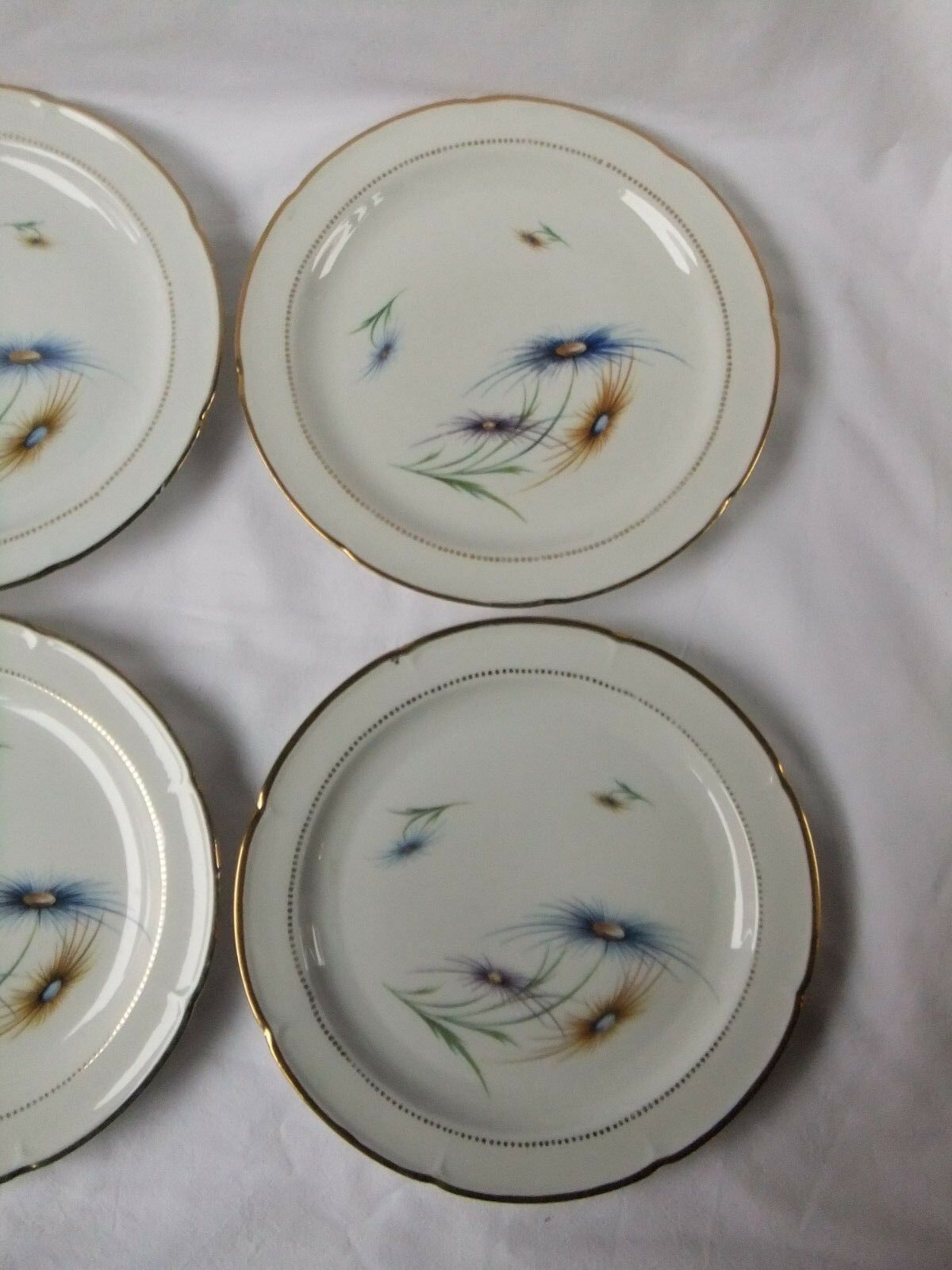 6 Limoge plates service porcelain cover