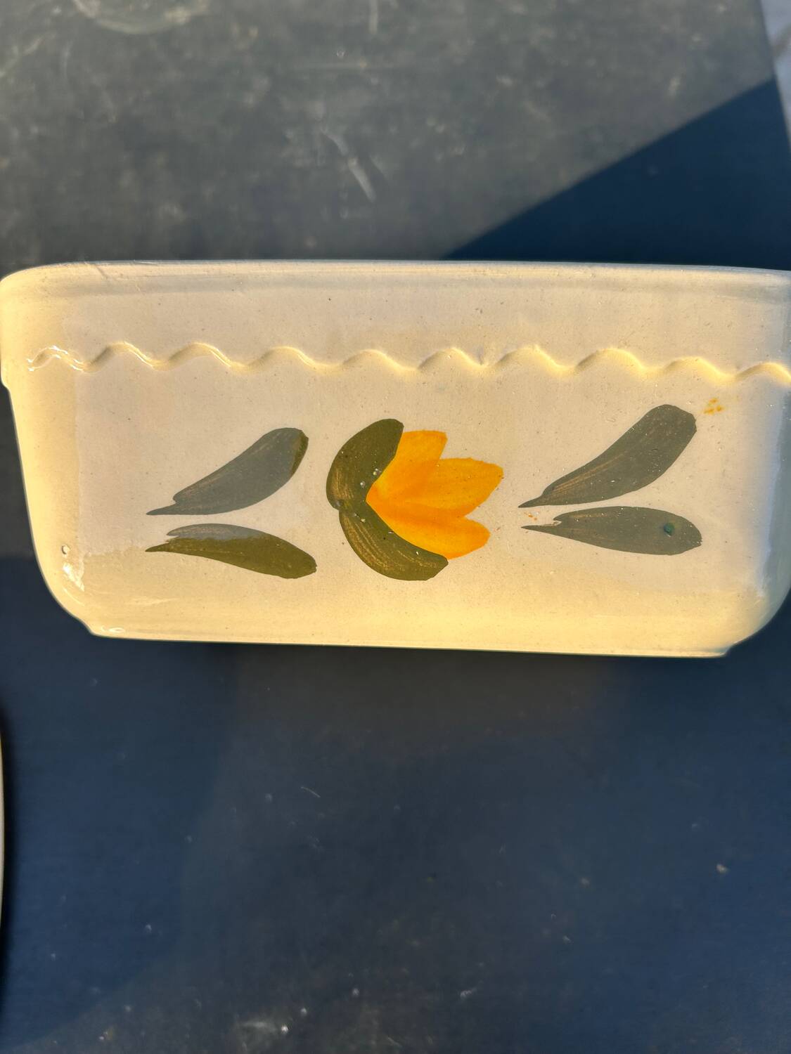 Vintage butter dish