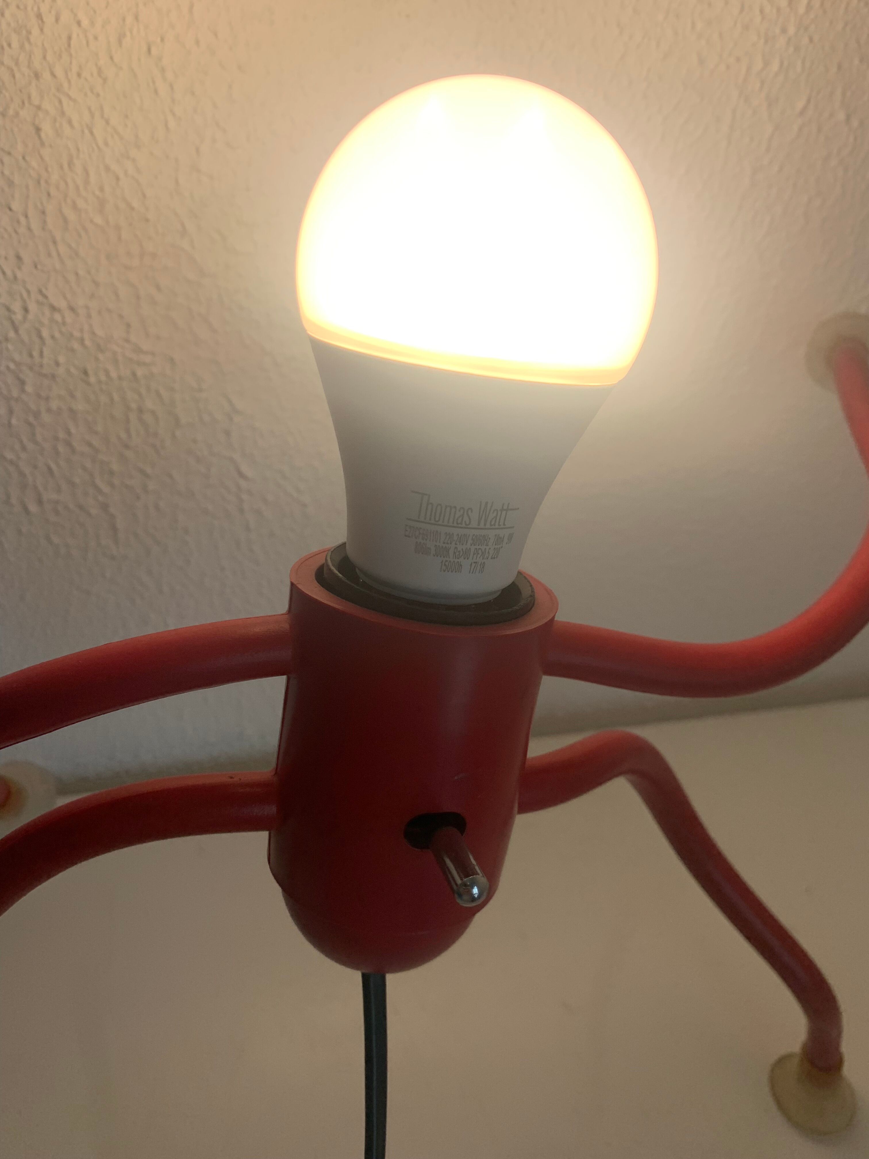 Vintage lamp 1980 "Eddy" Carlo Bellini & Marco Ferreri