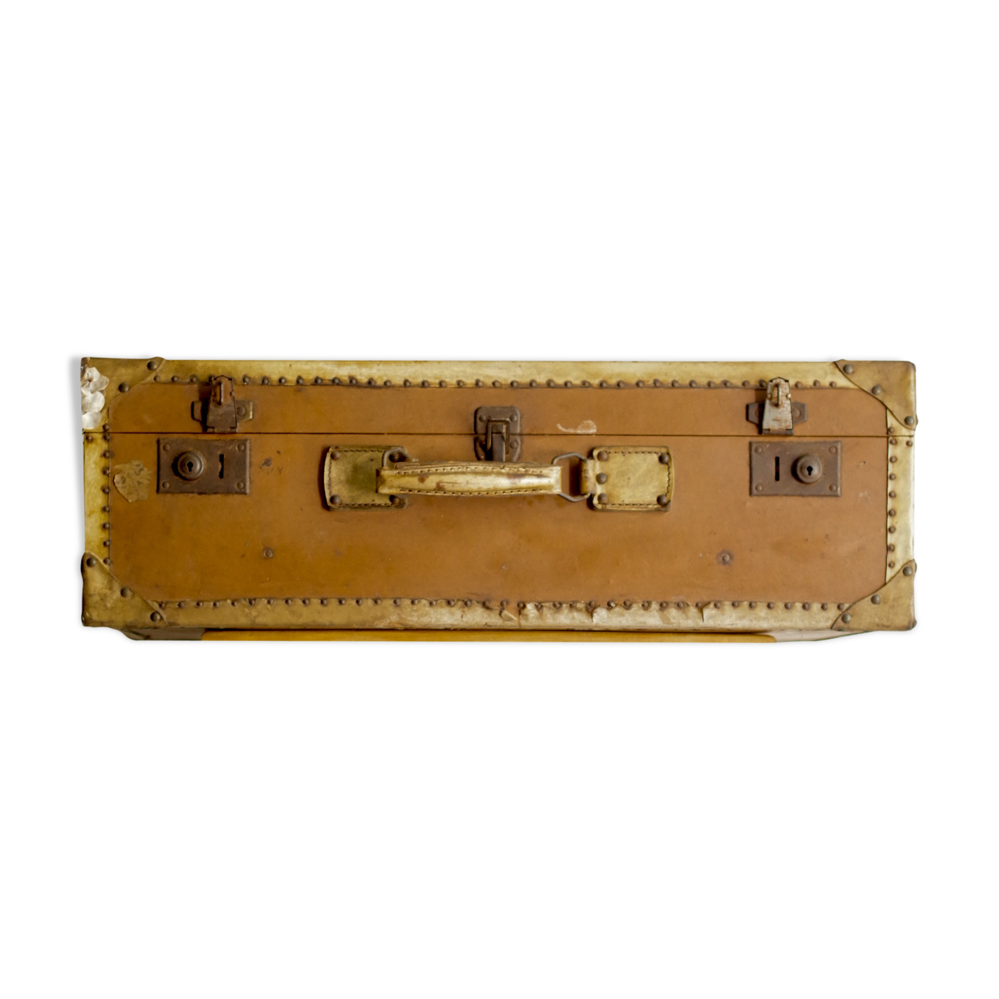 Large trunk or suitcase retro vintage years 50