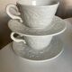 Set of 2 cups lunch XL 1960 ceramic Ginori Italian work
