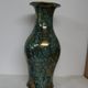 Large vase in green faience and gold Germany Handverfahren magic