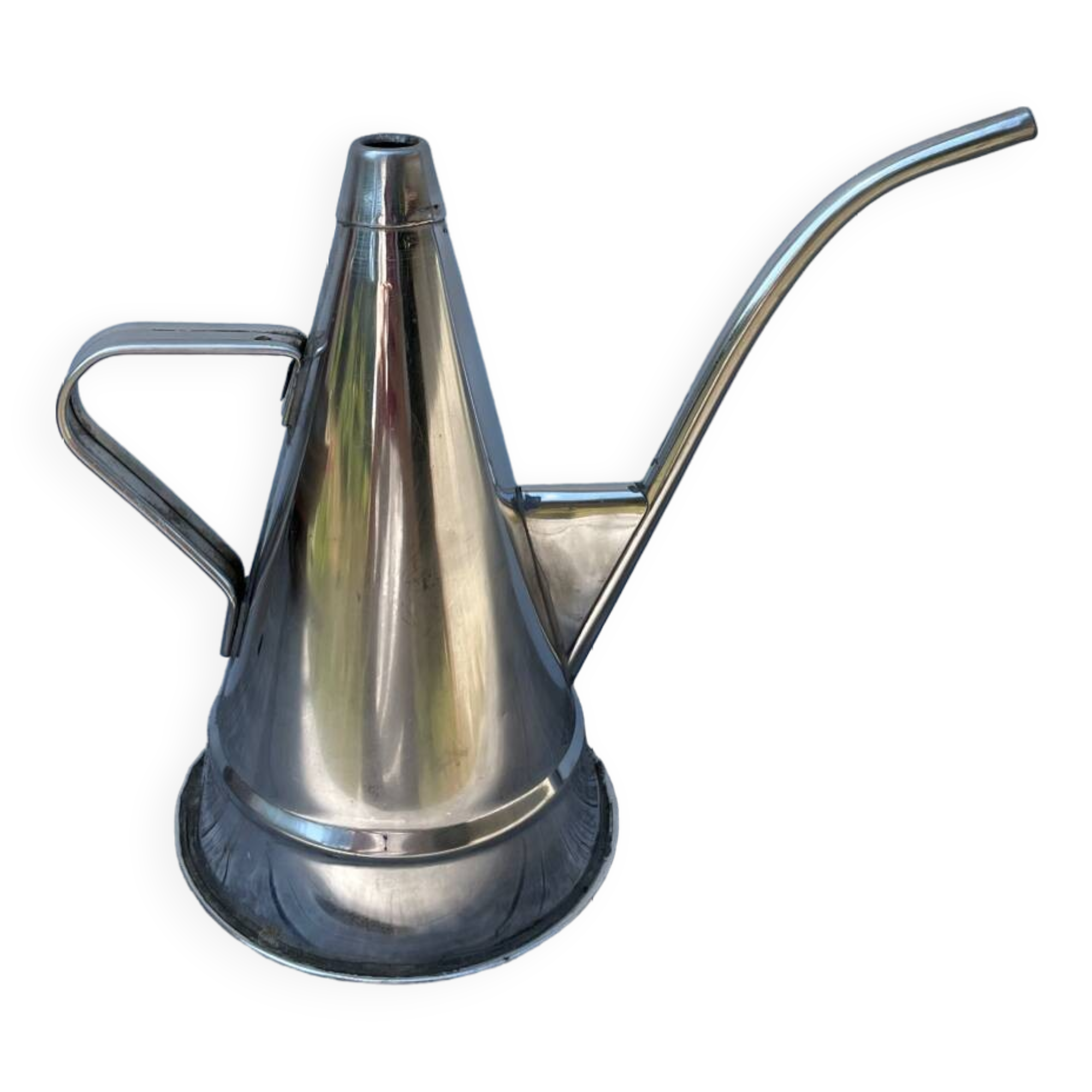 Small stainless steel watering can