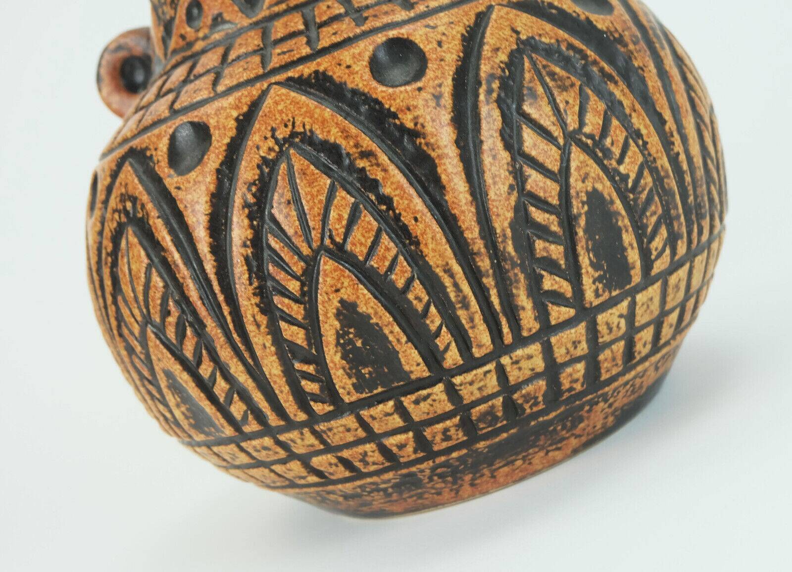 Mid century vase jasba model n 312 11 20 abstract decor