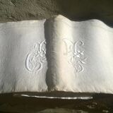 Old sheet "with monogram"