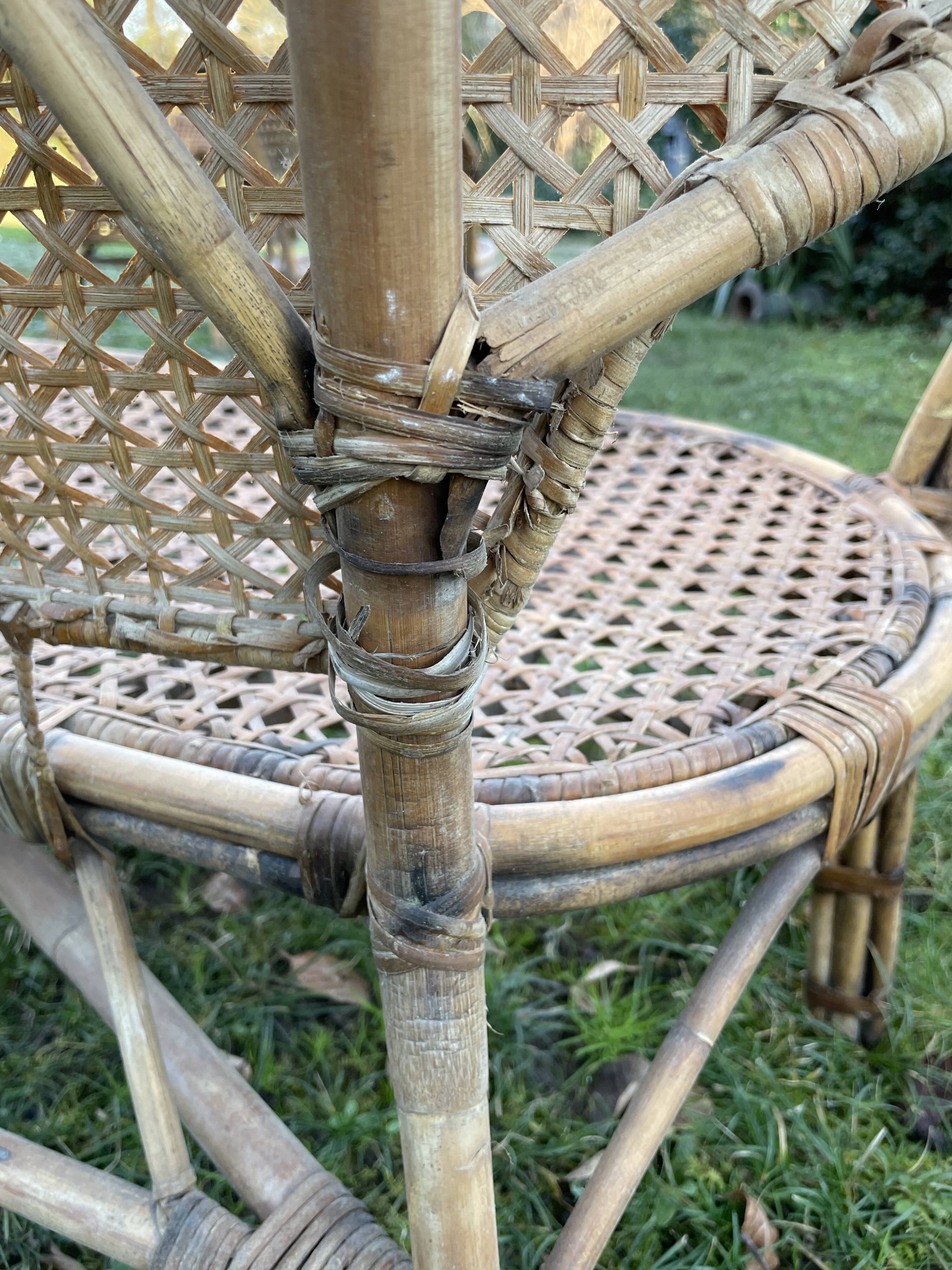 Rattan garden furniture