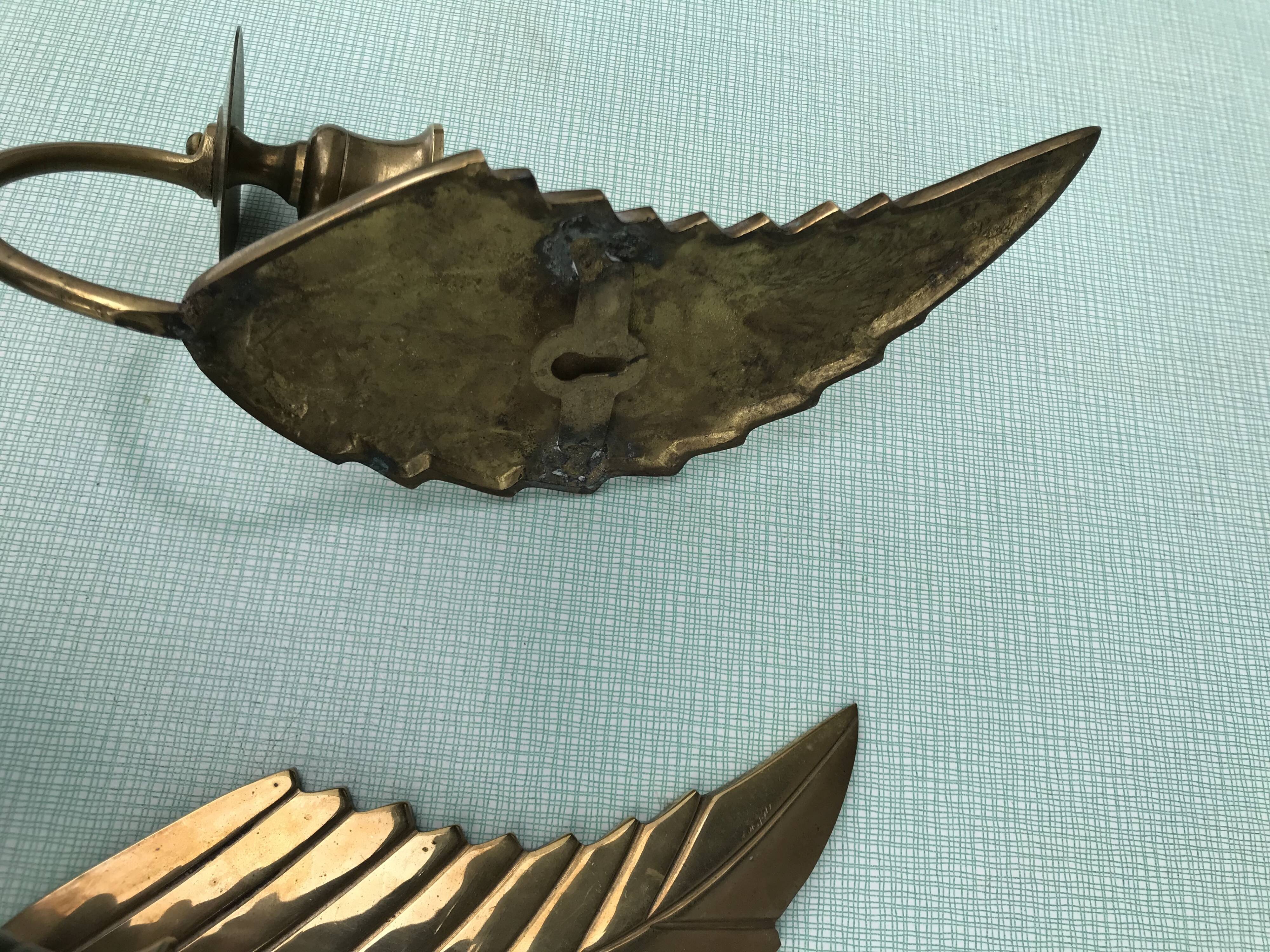 Pair of wall candlesticks