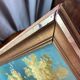 Peinture sur bois, les mimosas, Belli