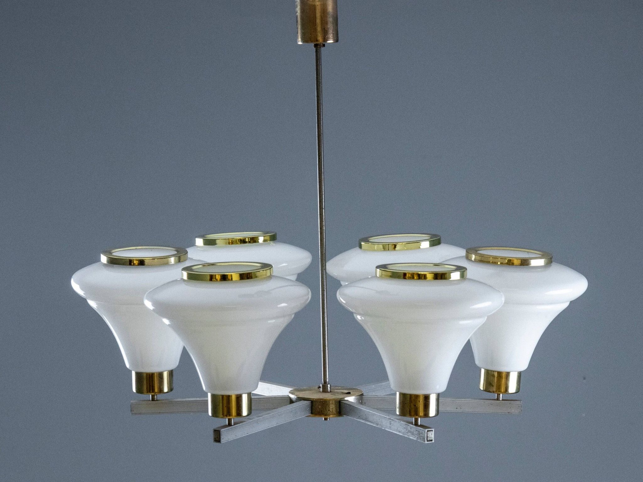 Mid-century chandelier, ceiling light by Josef Hurka, 1960s
