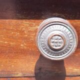 Mahogany shutter table, flaps and 1 drawer