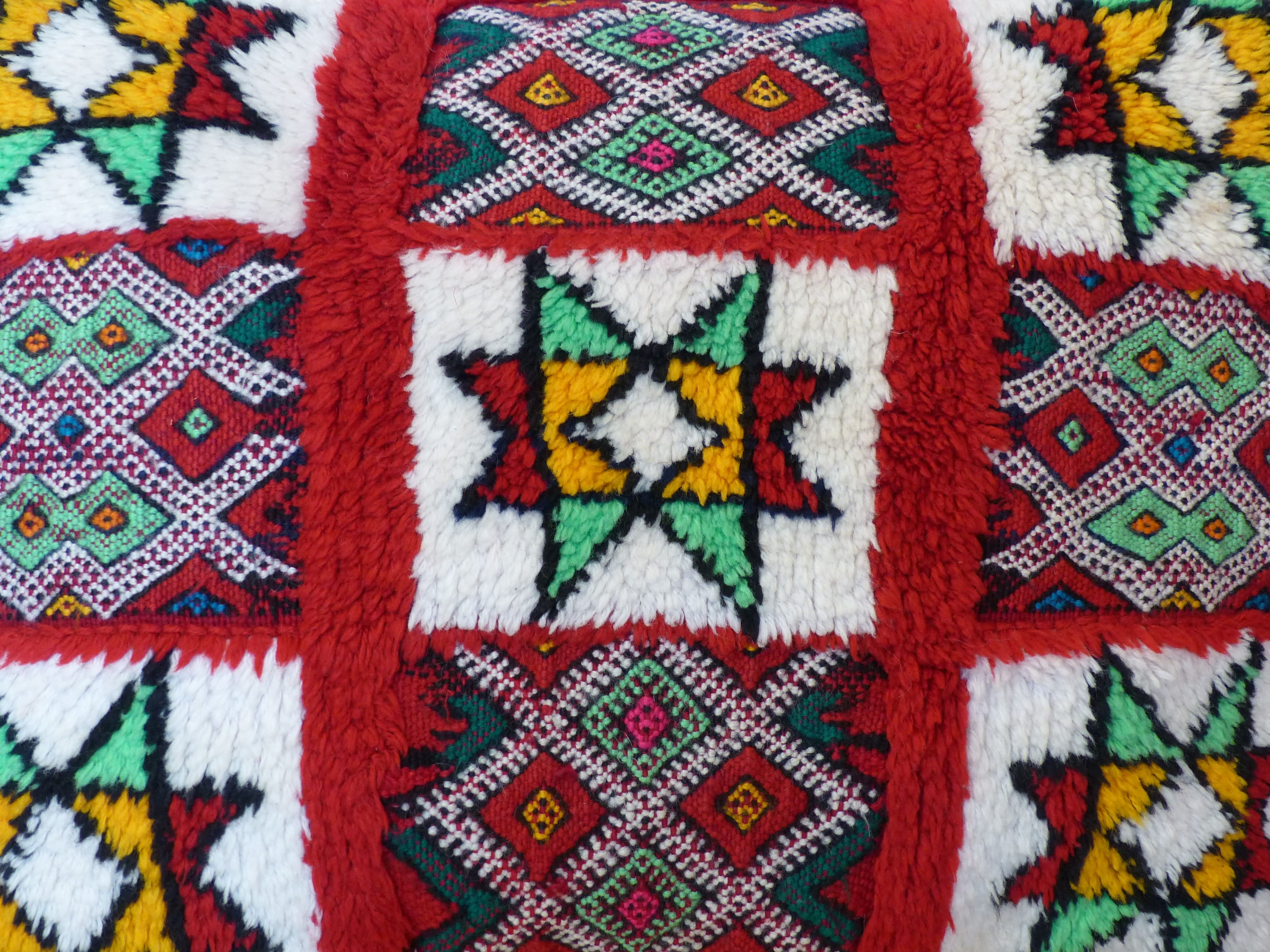 Coussin marocain ethnique beldi 45x35