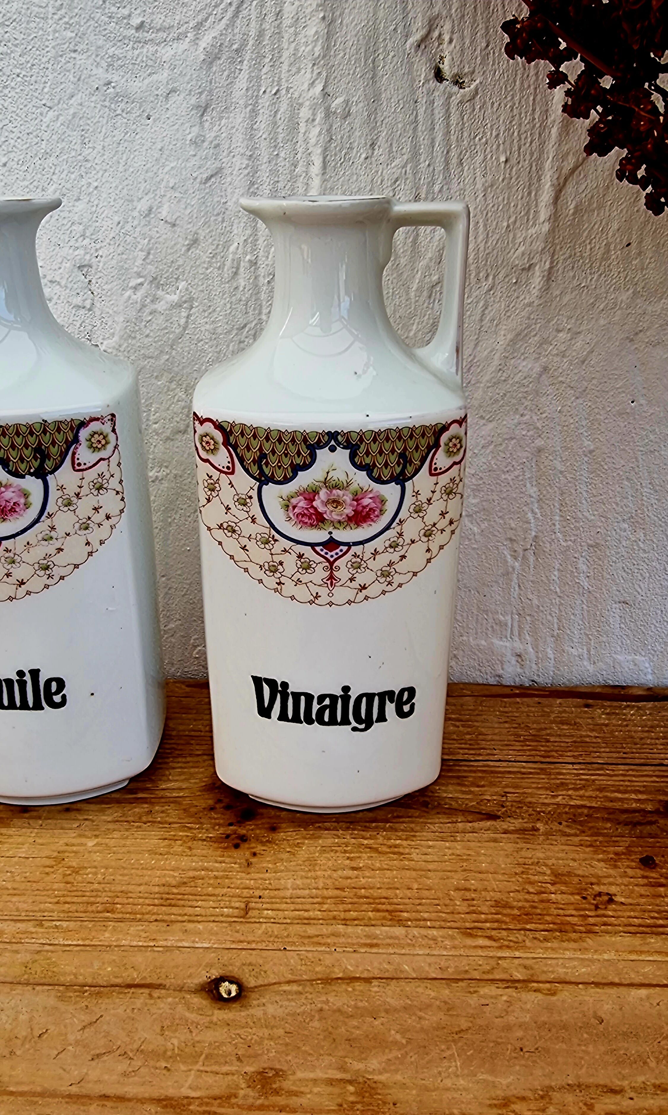Set of 2 bottles vinegar and oil Epiag