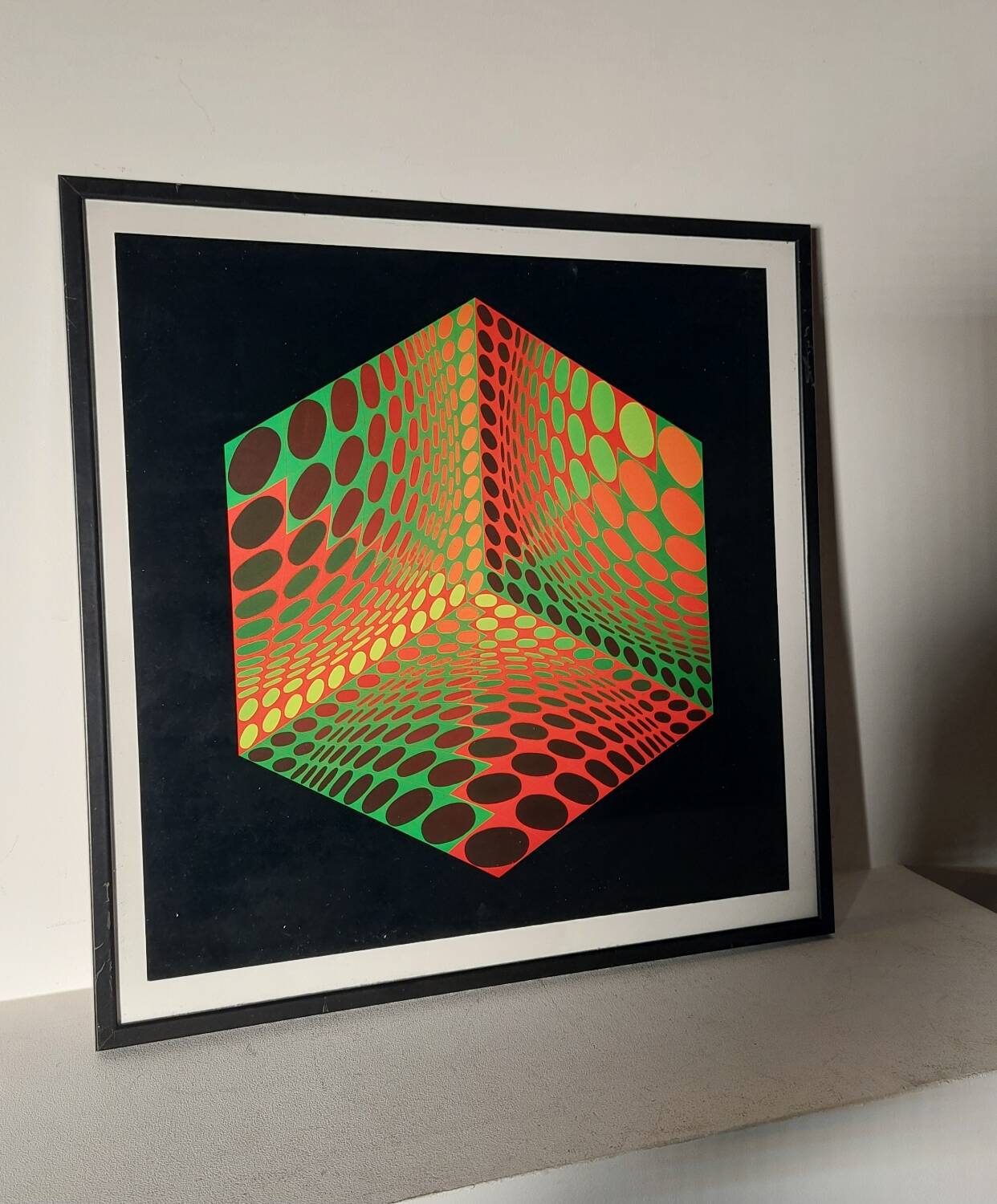 Vasarely original lithograph