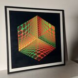 Vasarely original lithograph