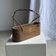 Small oval basket with long handles, traditional Indonesian L28xH10