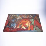 Wool Rug Pablo Picasso 'Run of the Bulls' by Ege Axminster Carpets, Denmark
