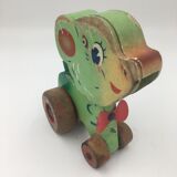 Biche en bois à tirer