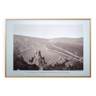 Lake Blanc, Hautes-Vosges, photo print from 1942.