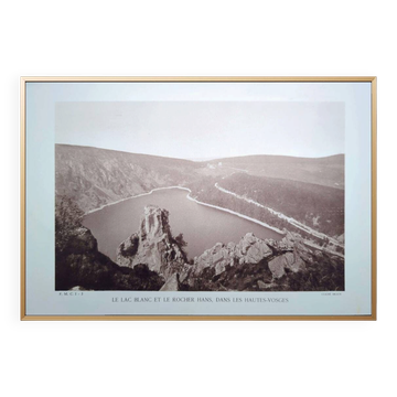 Le Lac Blanc, Hautes-Vosges, planche photo imprimée en 1942.