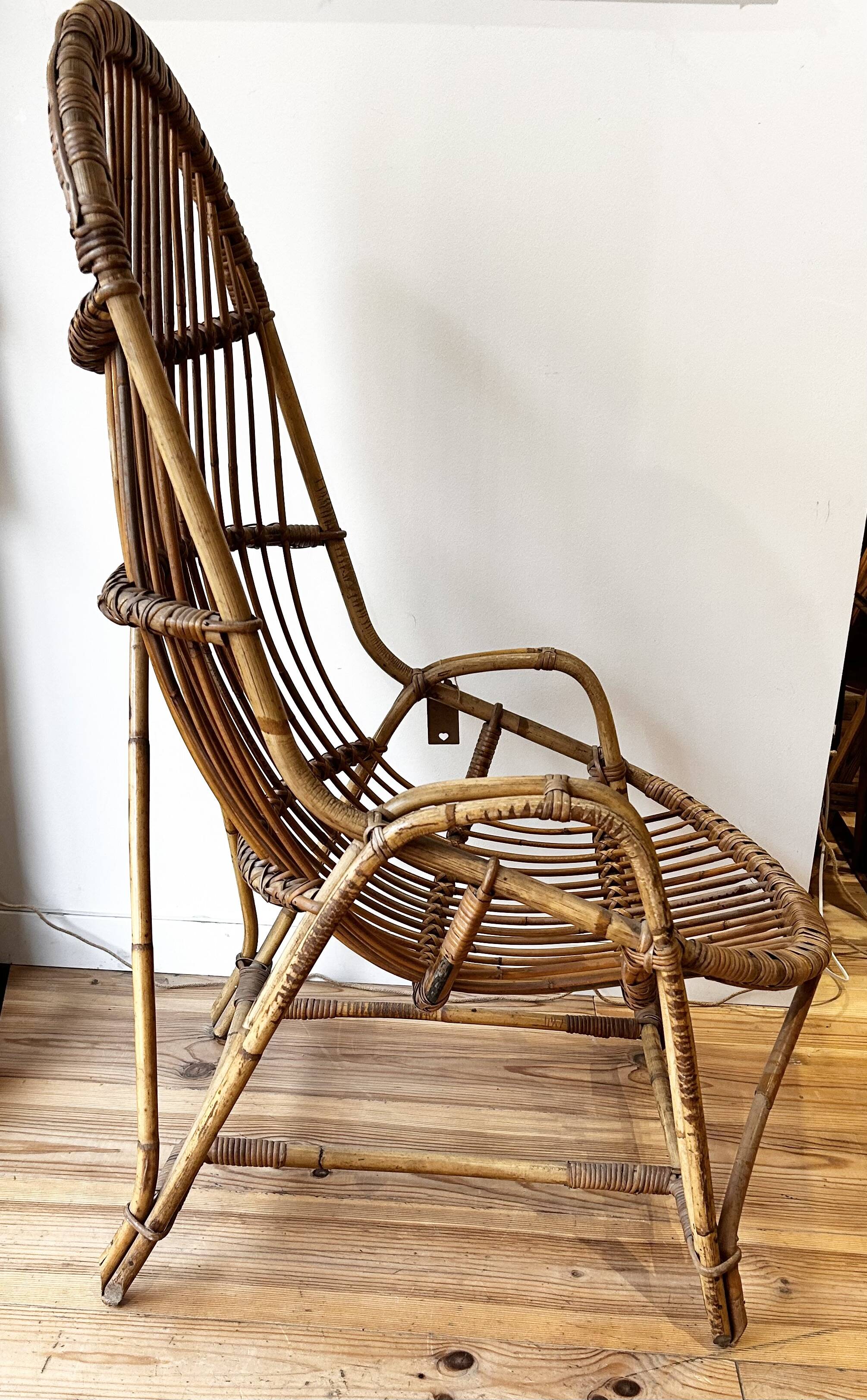 Fauteuil en rotin