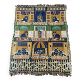 Tapis vintage chats fait main