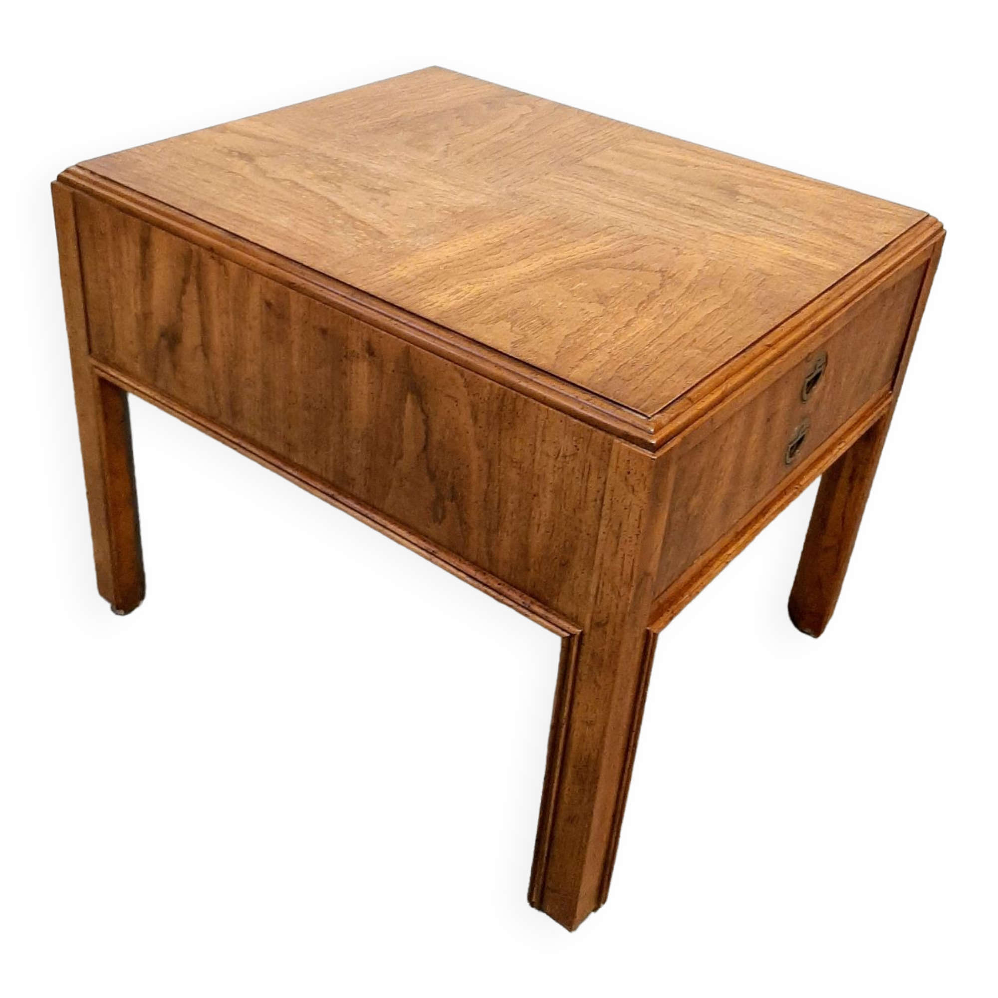 Vintage Drexel walnut bedside table, 1960
