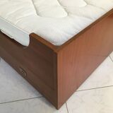 Scandinavian teak bed 70s-80s