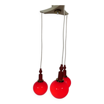 Lampe Cascade plafonnier design années 1970