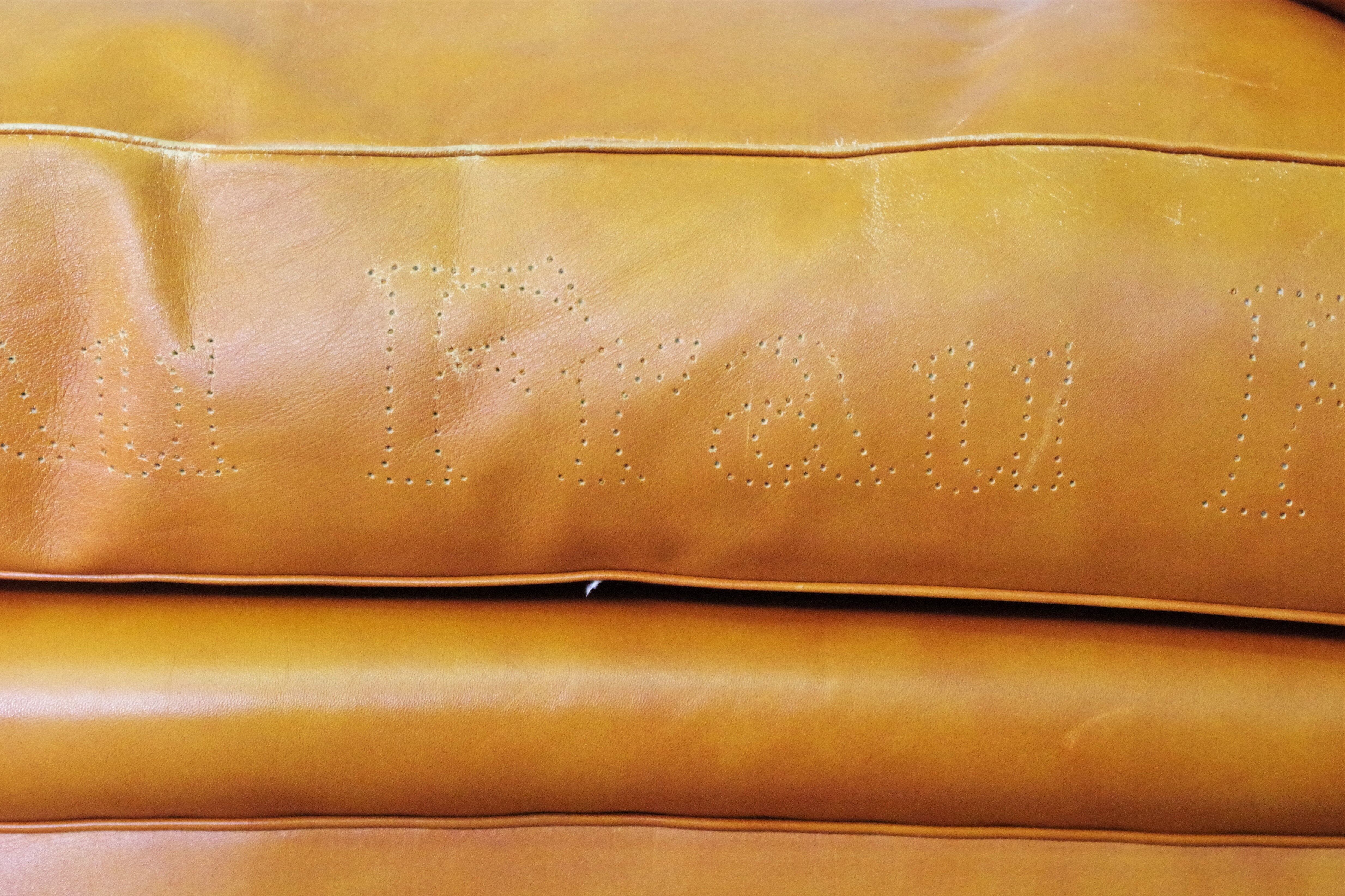 Frau sectional leather sofa from the 70s