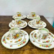 Set of 6 cups, saucers and dessert plates Villeroy and Boch Summer
