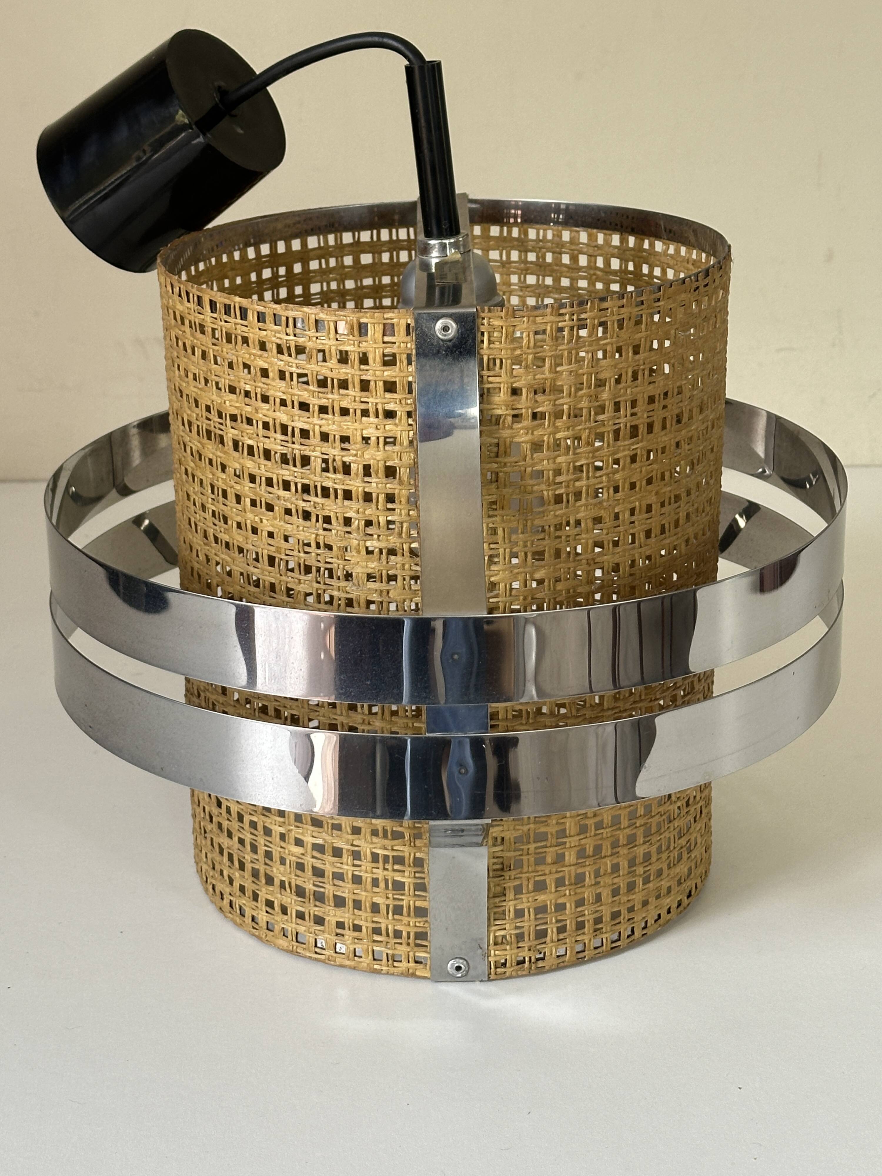 Suspension lustre design années 70
