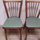 Pair of Baumann bistro chairs n°12