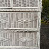 Roast/wicker cabinet