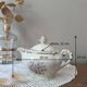 Porcelain teapot with floral and gold decoration, Old Royal Manufacture
