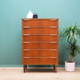 Chest of drawers teak, Danish design, 60's, producer Trekanten-Hestbæk A/S