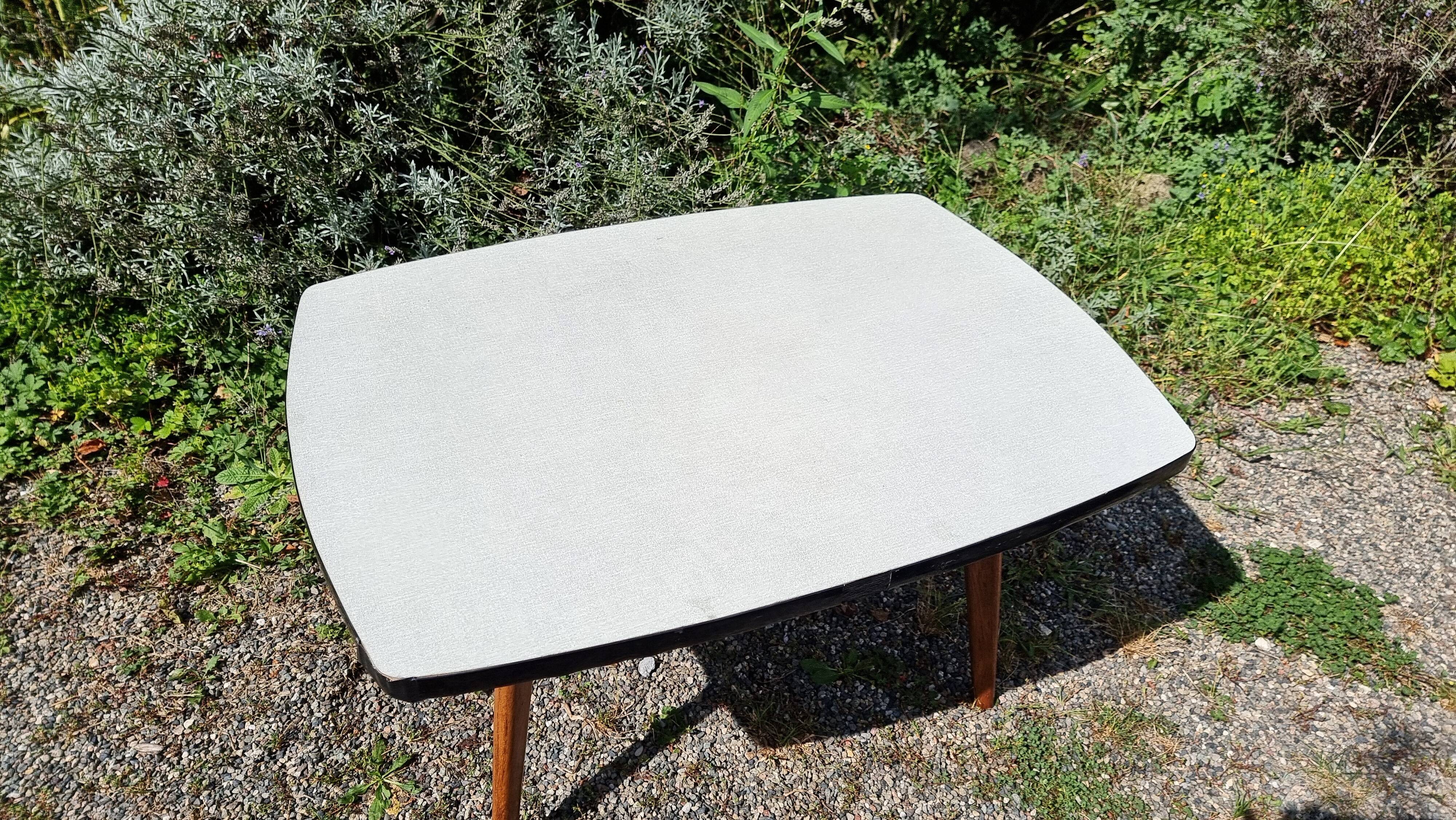 Beech and formica coffee table from the 60s