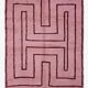 Tapis Rose Contemporain - 297 x 246 cm
